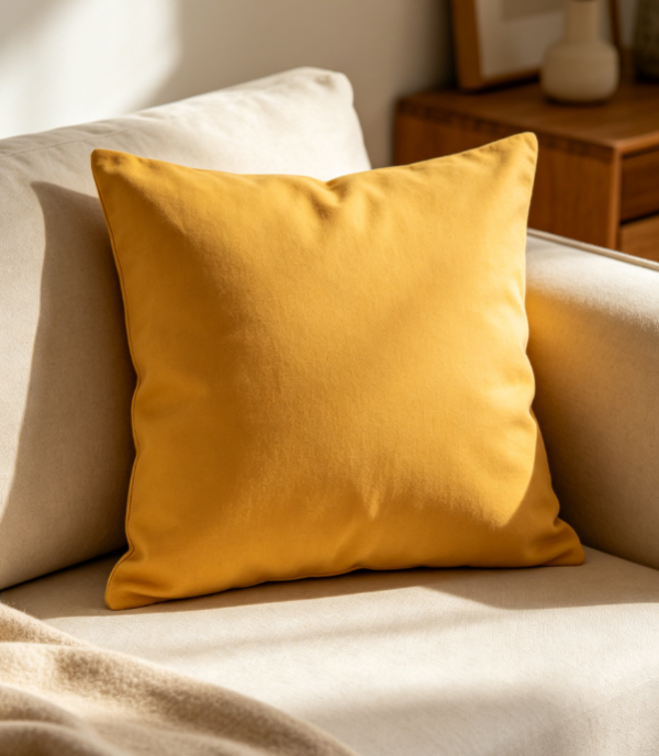 Simple Solid Decorative Cushion Cover