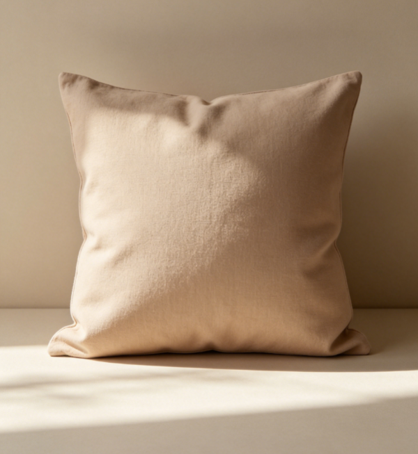 Solid Color Square Throw Pillow Cover