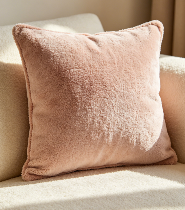 Solid Chenille-Style Cushion Cover