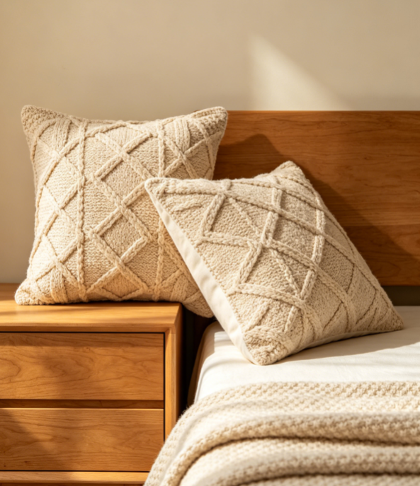 Soft Woven Accent Pillow Cover