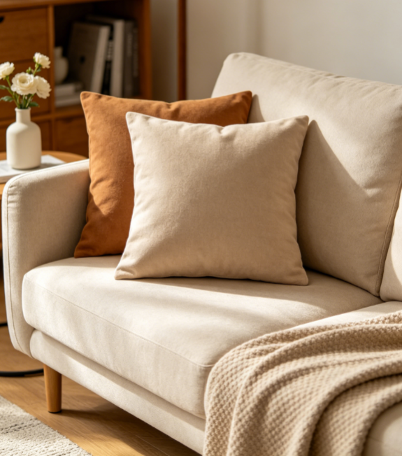 Everyday Solid Sofa Throw Pillow Cover