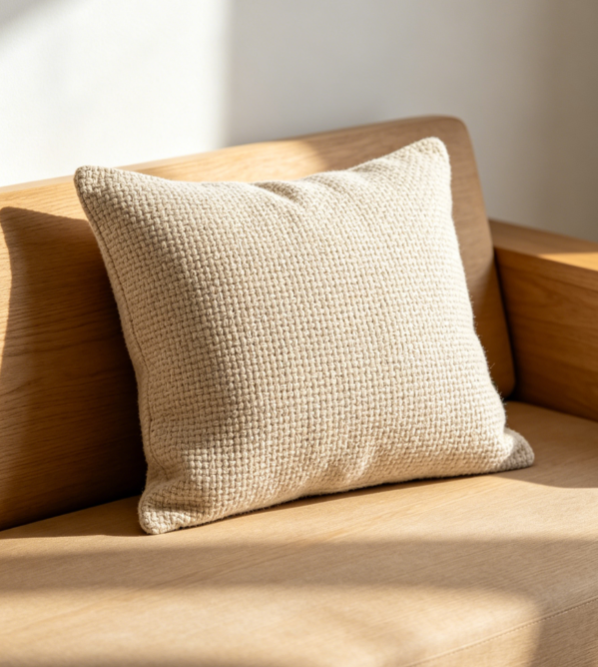 Textured Solid Decorative Pillow Cover
