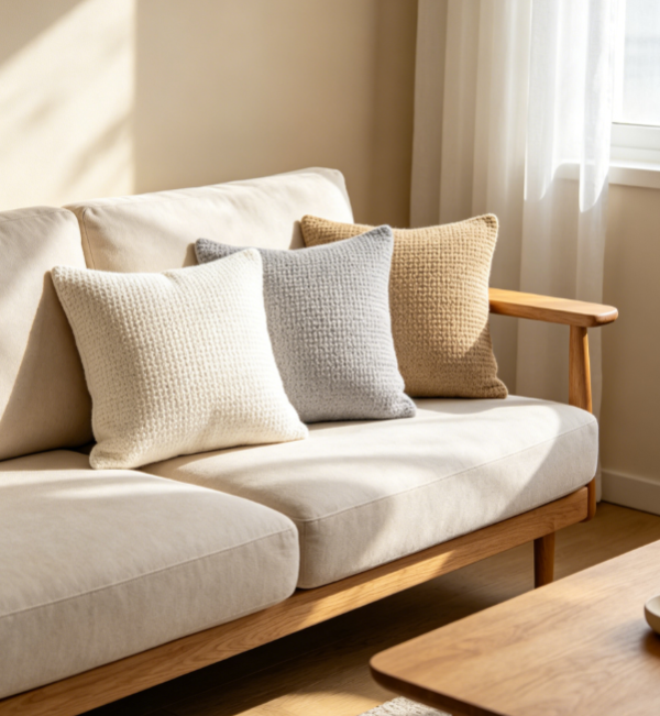 Neutral Tone Sofa Pillow Cover