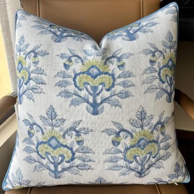 Printed 18x18 Inch Pillow Cover - Square Cushion Cover - Decorative Accent for Sofa, Couch, Chair, Master Bedroom, Bench - Indoor/Outdoor Throw Pillow - Vintage Living Room Décor